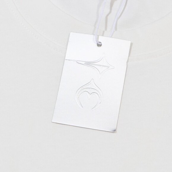 Thug Club Minimalist White T Shirt With Subtle Graphics - Picture 5 of 8